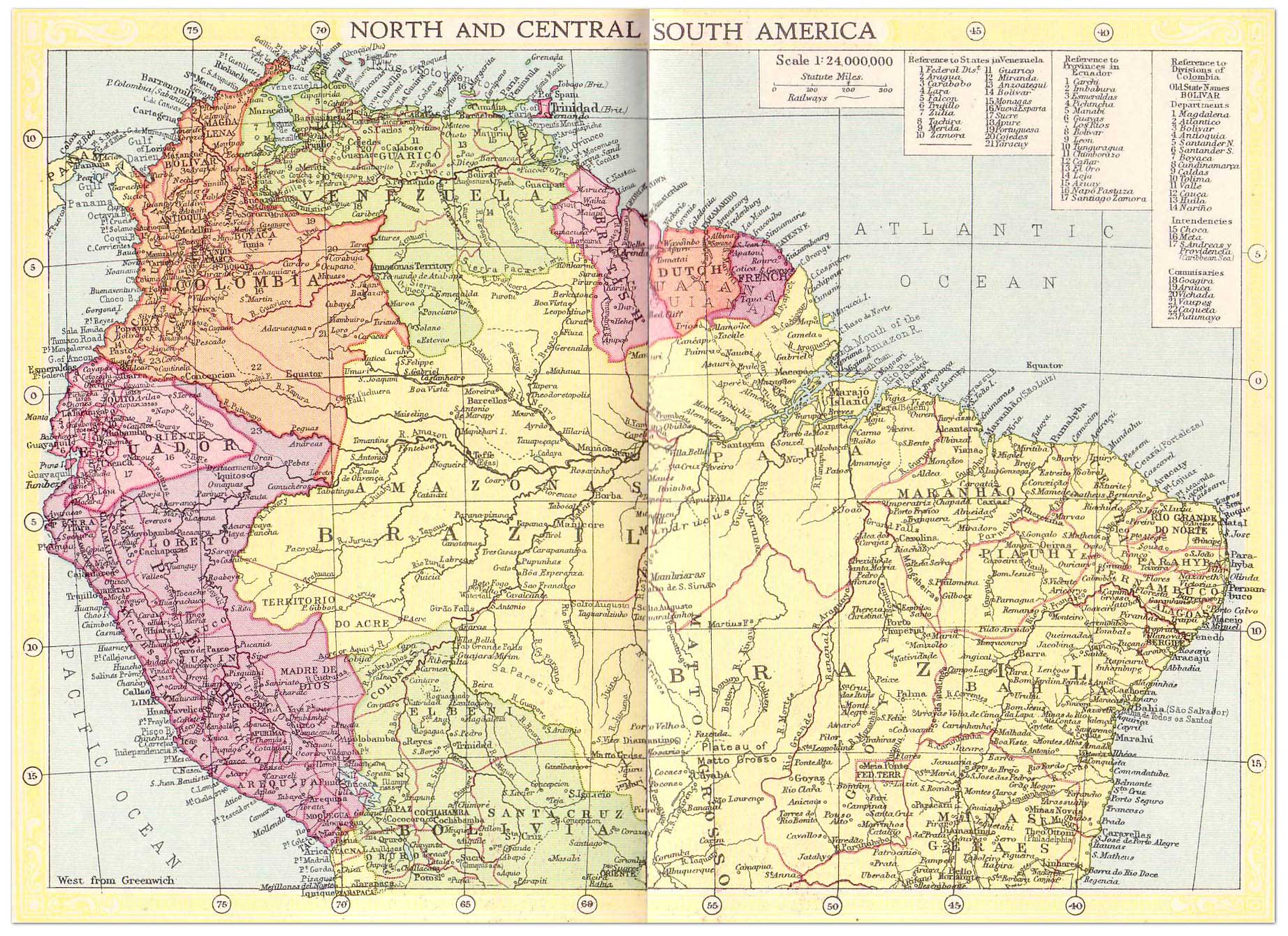 South And Central America