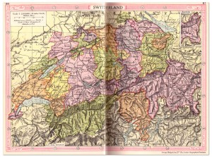 map switzerland 1935