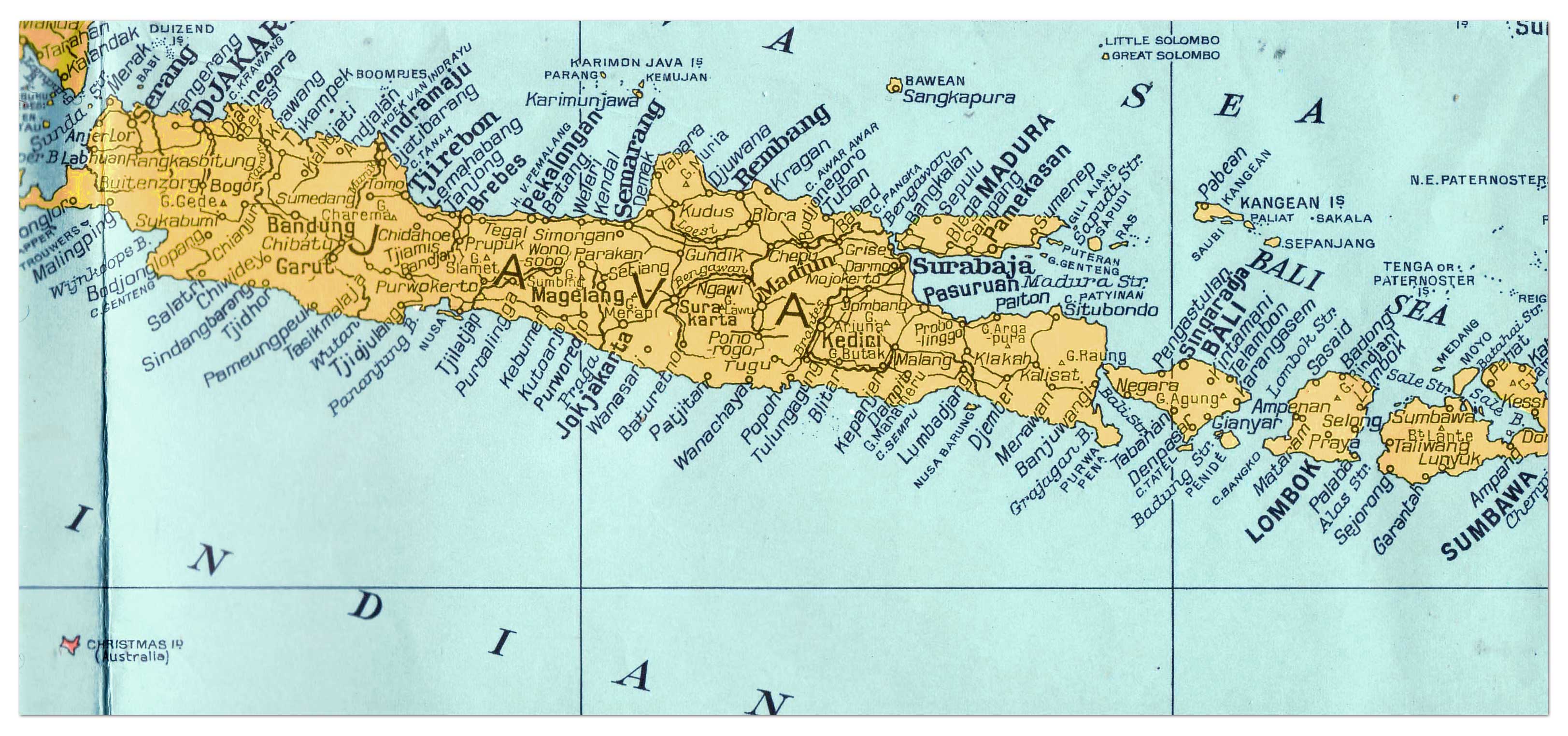 java map asia