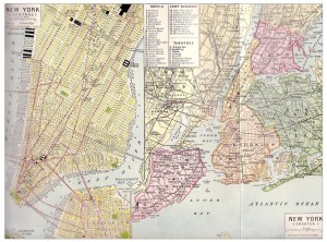 1923 Map of New York City