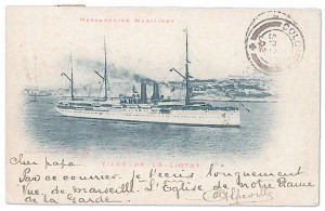 1902 Postcard St-Louis Mauritius Reverse