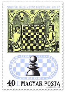 Hungary Chess Stamp 1974