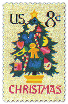 11-884 54 Assorted  US Christmas Cancelled US Postage sTamps